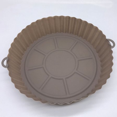 Air Fryer Silikon Pot Liner Återanvändbar non-stick korgbakning T