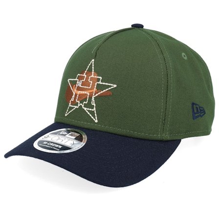New Era - MLB Grün Adjustable Cap - Houston Astros City Feature M-Crown Green/Navy A-frame Adjustable @ Hatstore