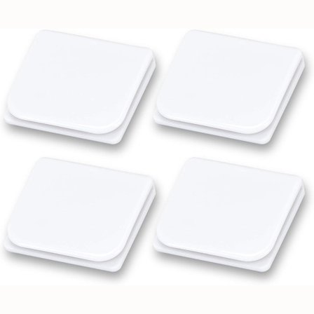 4 stk. bruseforhængsklemmer, gardinfikseringsklemmer, gardinholder