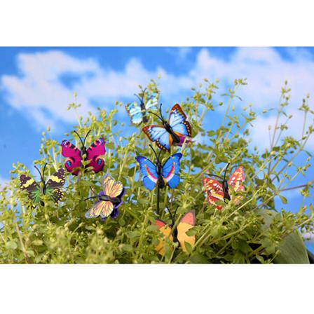 16x Butterfly Miniature Fairy Garden Ornament Pot Craft Dollho