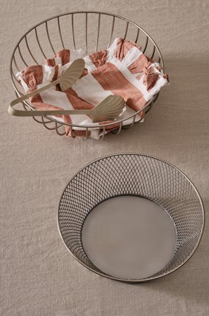 Jotex - Metallkurv 2-pakke - FREJA - Kjøp Skåler hos Jotex