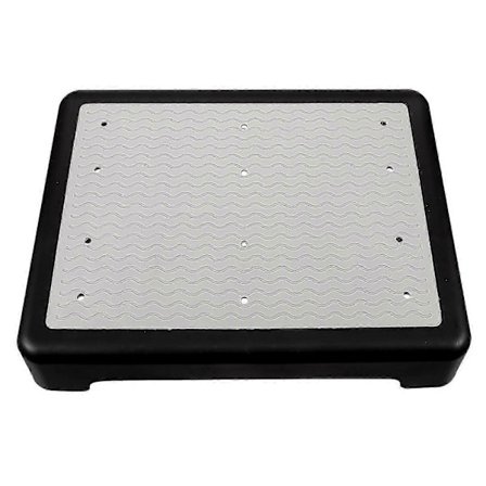 Skammel til seniorer, skridsikker trinplatform, skridsikker, holdbar, 1 stk.