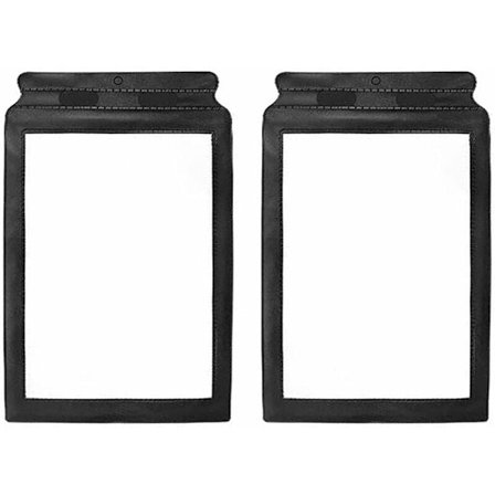A4 læseforstørrelsesglas, 2 stk. PVC læseforstørrelsesglas, fuldside belyst læseforstørrelsesglas, forstørrelsesglas til ældre, tre gange forstørrelse