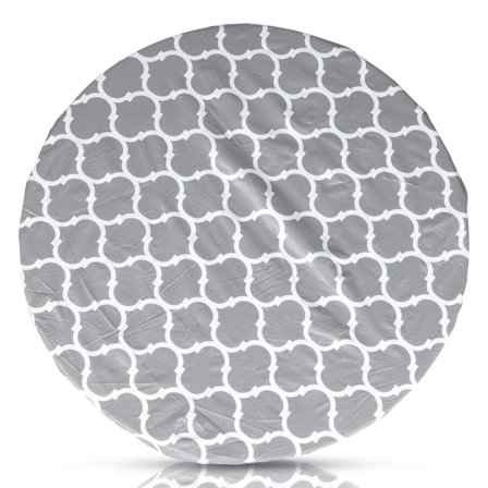 Buffet duk festduk utendørs piknik ferie middag duk (152X152cm, grå)