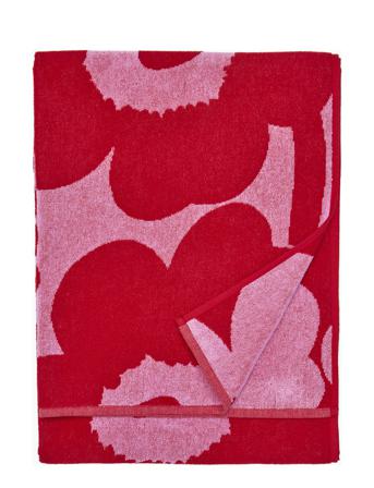 Unikko Bath Towel 70X150 Cm Home Textiles Bathroom Textiles Towels & Bath Towels Punainen Marimekko Home