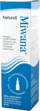 Miwana Naturell saltvannsspray 30 ml