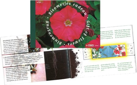 Holland - Blomster - Prestigehæfte med blomsterfrø