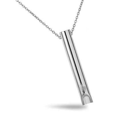 Meditations- og mindfulness-vedhæng, der regulerer vejrtrækningen, smykker til skift af dekompression, halskæde, 1 stk.