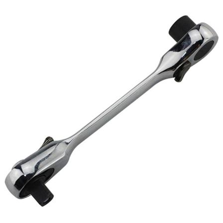 1 kpl 72 hampainen 1/4 tuuman nopea kaksinkertainen kaksisuuntainen mini kromivanadiini teräsratkettiavain (107mm)