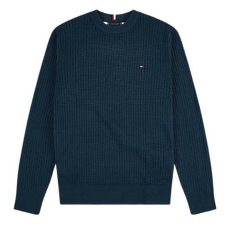 Tommy Hilfiger, Knitwear Mw 0Mw 21295 Niebieski, Mężczyzna, Rozmiar: S