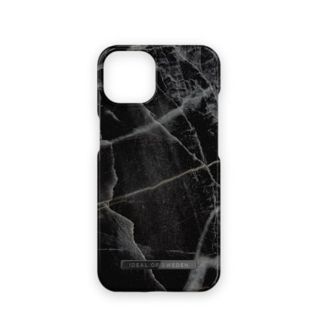 Printed Case MagSafe iPhone 14 Plus Black Thunder Marble