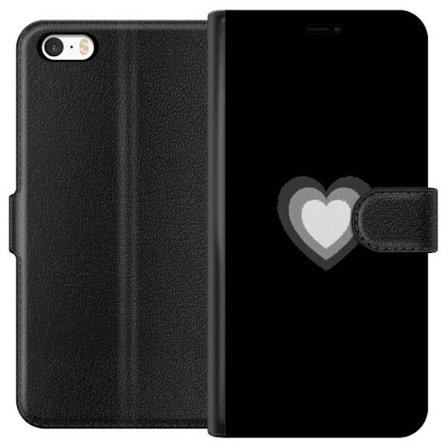 Kompatibelt Lommeboketui til Apple Apple iPhone 5 Soft Glow Heart