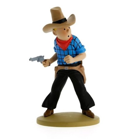 Tintin - Statyett - Cowboy