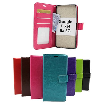 Crazy Horse Wallet Google Pixel 6a 5G