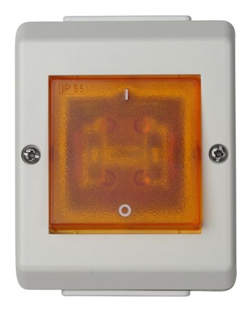 Elko EKO04313 Strømbryter med lys, 2 poler, Strømbrytere & vegguttak