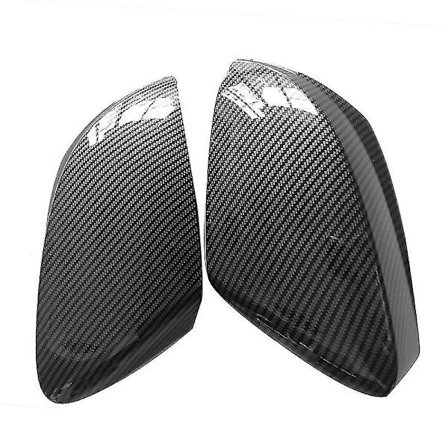 Bil Kulfiber Abs Bil Bagdør Vinduespejl Sidespejl Dæksel Hætter Dæksel Trim Til Custo 2022 Lhd