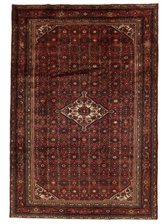 Medaillon Hosseinabad Teppich 210X304 Wolle