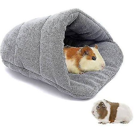 Varm marsvinshus, litet djur plysch håla mys säng