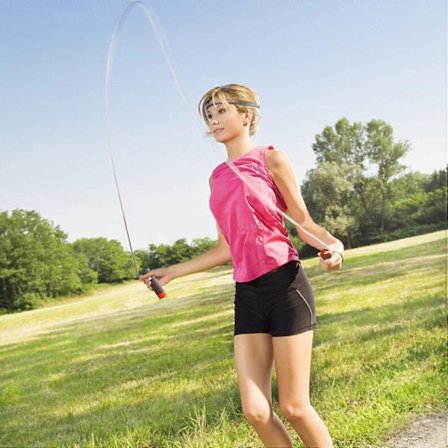 Hoppetau Barn, Hoppetau For Barn Justerbart 2 Pakk, Komfort Svamphåndtak, Flokefritt Hoppetau For Barn Jenter Gutter