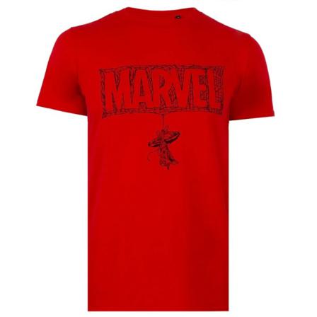 Spider-man Herr Web Logo T-shirt Xl Röd