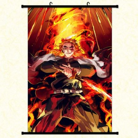 Vattentät canvasposter med PVC-ram - Demon Slayer (# 808)