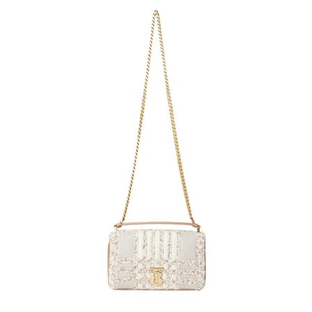 Burberry, Shoulder Bags Beige, Dames, Maat:ONE Size,Katoen