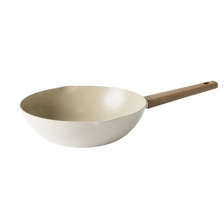 28 cm non-stick keramisk wokpanna, induktionssäker