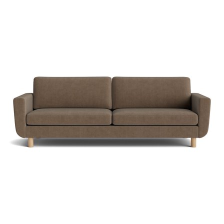 Haven 3 personers sofa - Ontario Brun - 244x86x86 - Sofa, 3 personers sofa