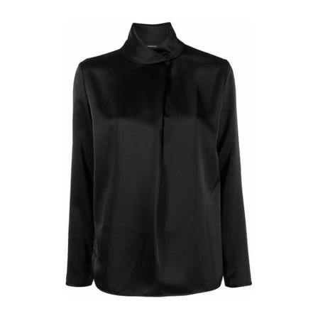 Emporio Armani Shirts Sort, Dame Skjorter