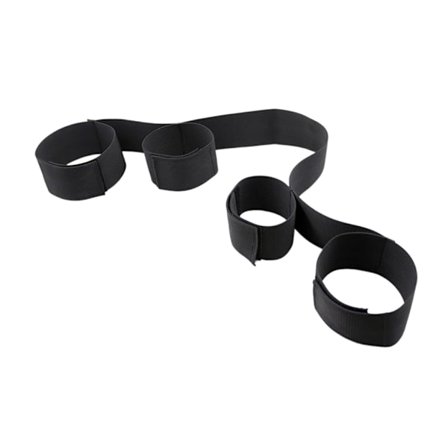 Justerbare sengestropper Dominans Håndleds- og ankelmanchetter Bondage Voksen Sæt