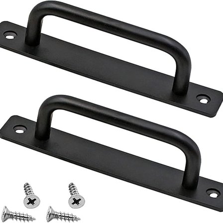 Huonekalukäsi, 2-osainen liukuoven kahva alumiiniseoslevyllä