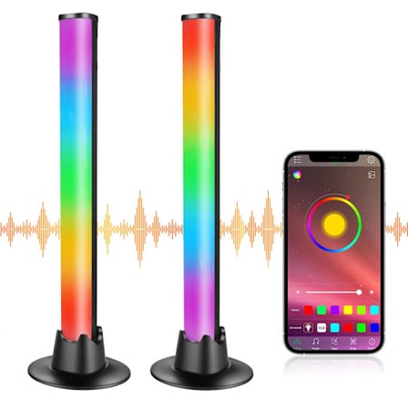 Smart LED-ljuslist, RGB-spellampa belysning synkronisering med musik och APP-kontroll Led ljuslist TV-bakgrundsbelysning omgivande lampa för spel