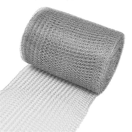 Teräsverkko 12,7 cm x 6 m, hieno teräsverkko, tiheä verkko suojaukseen