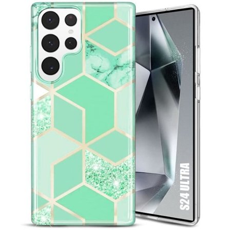 Fodral till Samsung Galaxy S24 Ultra, Skydd Ultra Slim Lättvikt Mjuk Turkos