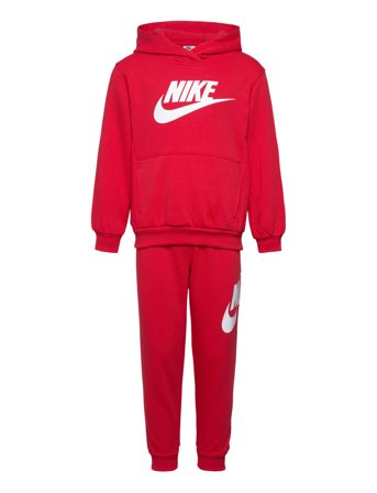 Nike F8-Fleece Pant Set - Red - 92-98CM