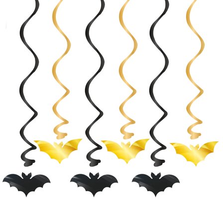 Hængende Pynt Flagermus 6-pak