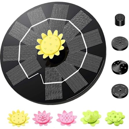 9 effekt solfontän sol dammpump, trädgård sol flytande fontänpump solfontän [DB]