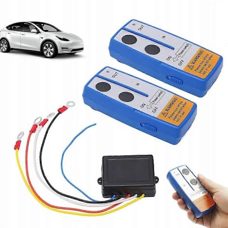 Trådlös vinsch fjärrkontroll 30m 12v med LED [DB]