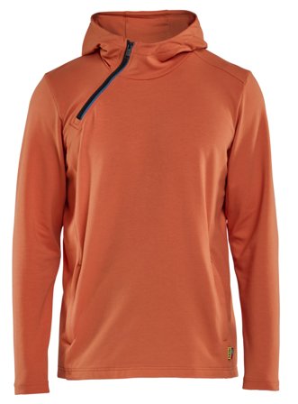 Blåkläder 3594-2547 Huvtröja halvzip Orange/rost, Kläder