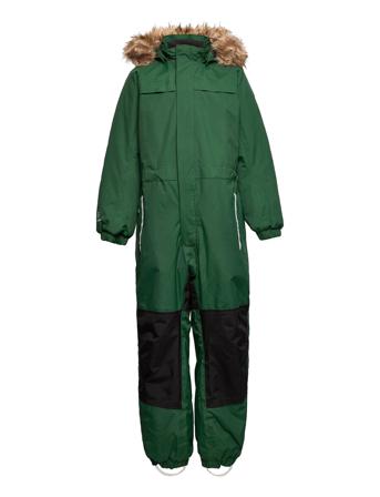 Coverall W.fake Fur, Af 20.000 Green Color Kids