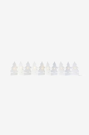 Markslöjd - Bordsdekoration Träd Nygården - Vit - Dekorativ julbelysning - Från Homeroom