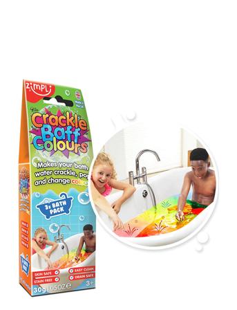 Zimpli Kids 3-Pack Crackle Baff Patterned Simba Toys