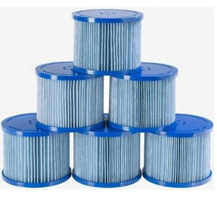 Pool Filter 6X Spa Hot Tub Cartridge Blå