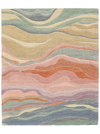 Grand Marble Tapis - Multicolore 250X300 Laine