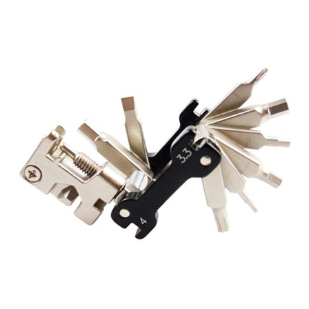 Sykkel Lomme Multifunksjonelle Sammenleggbare Verktøy 13 i 1 Sykkelreparasjonssett