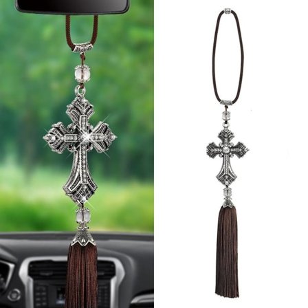 Bilhänge Cross Jesus Car Hanging Ornament Backspegel H