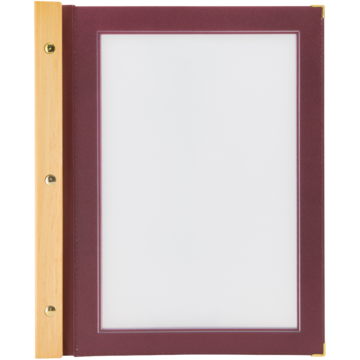 Menypärm Securit Trä A4