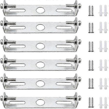 6-pakning 95 mm taklampefeste taklampepanel brakett taklampepanel