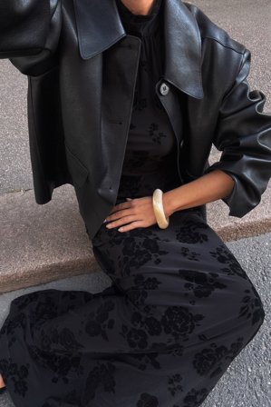 NA-KD Robe longue dos nu - Robes de fête - Noir - S (EU 34-36)