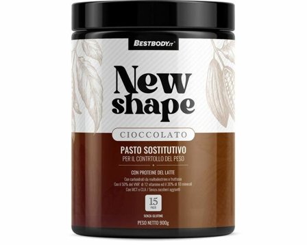 Bestbody New Shape Pasto Sostitutivo 900g Gusto Cioccolato
